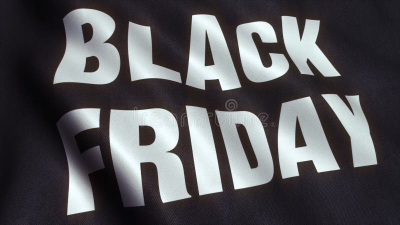 Banner de Video para el Black Friday - 4K stock de ilustración