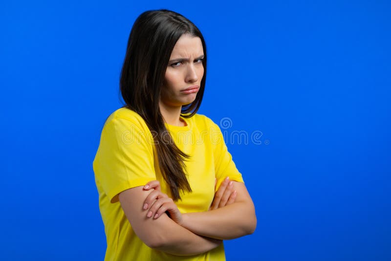 Skeptischer Blick Zur Seite Stockbild Bild Von Vorsatz Zweifel 71769851