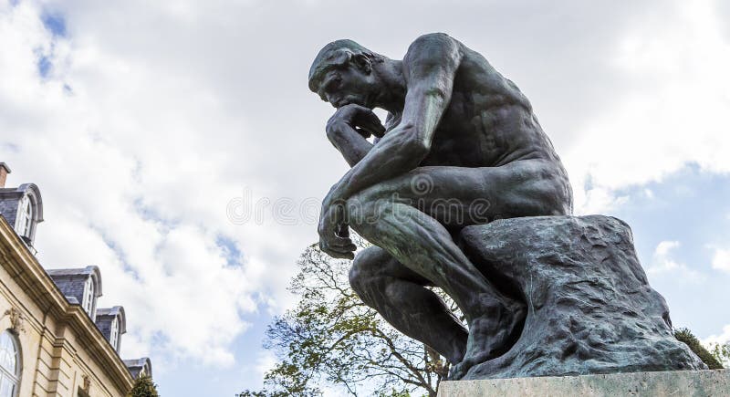 W ogródach Rodin musem, Paryż, Francja zdjęcie royalty free W ogródach Rodin musem, Paryż, Francja zdjęcie royalty free