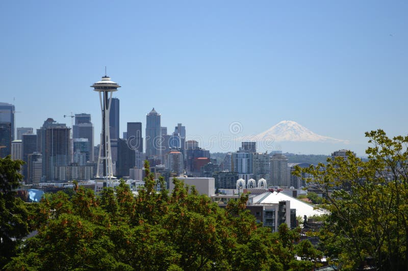 w środku Seattle zdjęcie royalty free w środku Seattle zdjęcie royalty free