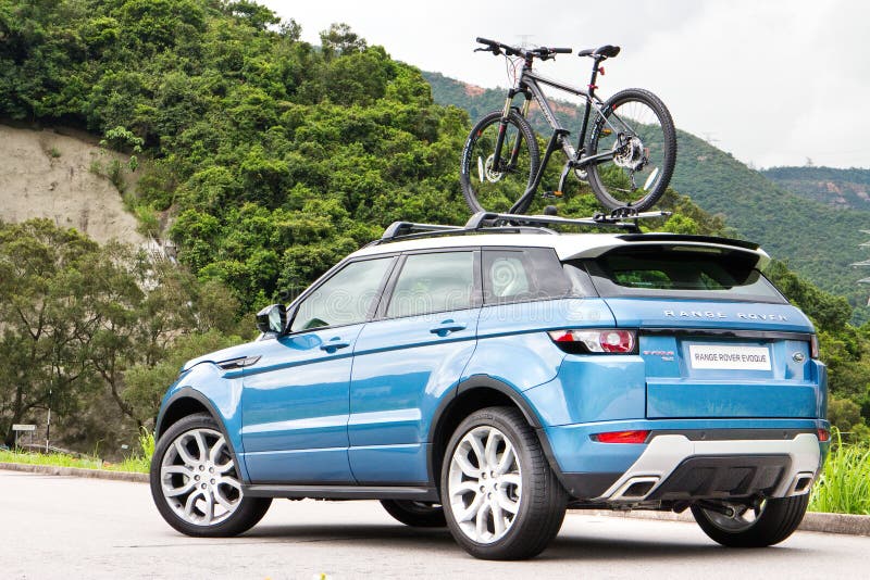 Waaier Rover Evoque 2014 stock afbeeldingen Waaier Rover Evoque 2014 stock afbeeldingen