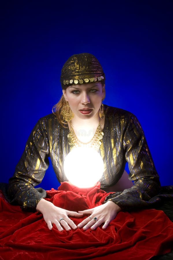 Fortune-teller with Crystal Ball. Fortune-teller with Crystal Ball
