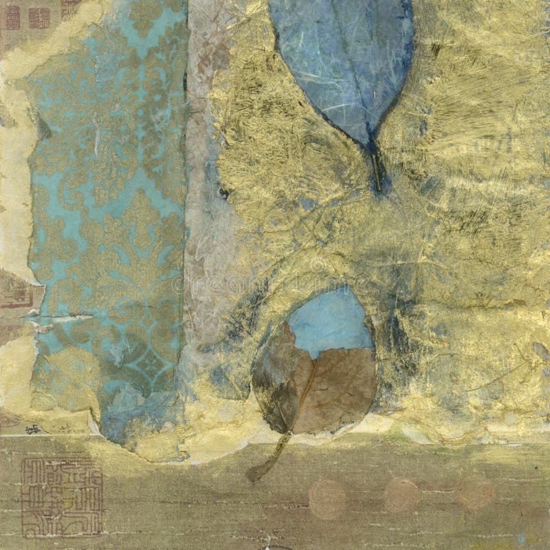 Wabi-sabi abstrato ilustração do vetor Wabi-sabi abstrato ilustração do vetor