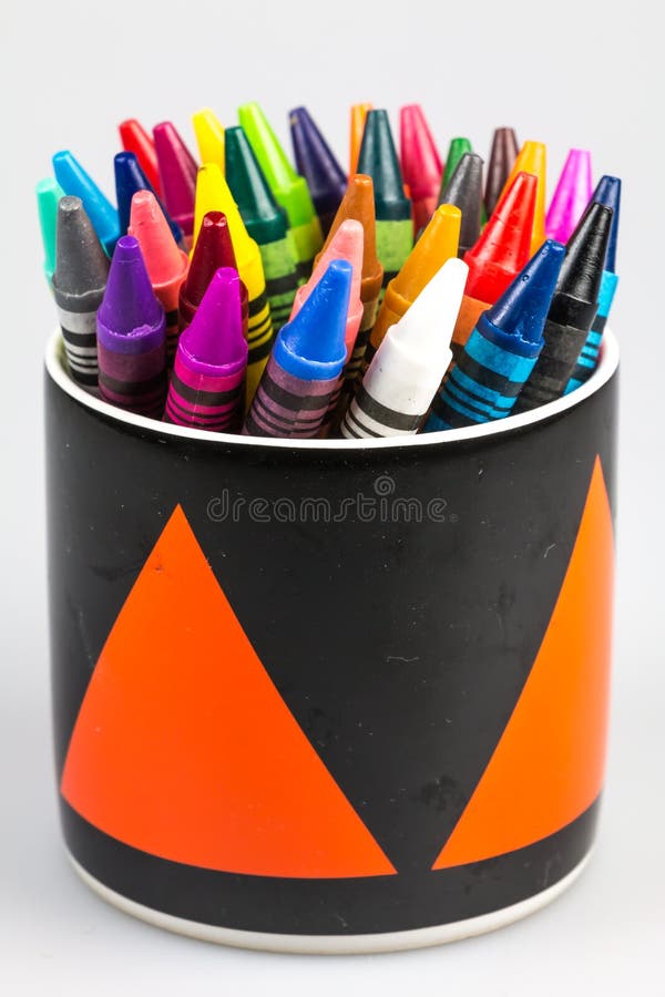 Wachszeichenstifte lizenzfreie stockfotografie Wachszeichenstifte lizenzfreie stockfotografie
