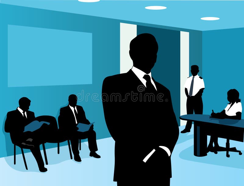 Wachtkamer vector illustratie