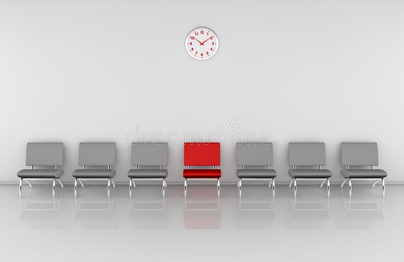 Wachtkamer vector illustratie