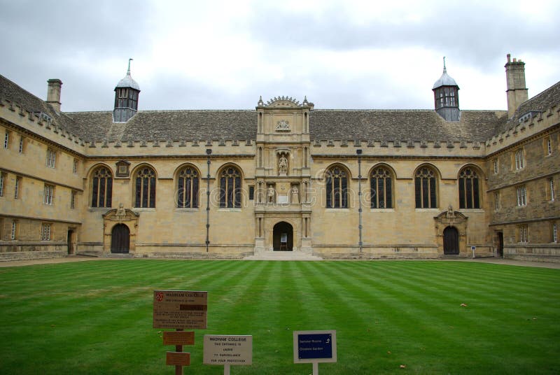 Wadham College royalty free stock photos
