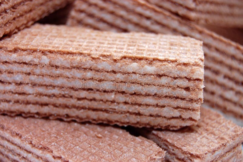 Wafer-cakes with cacao mass