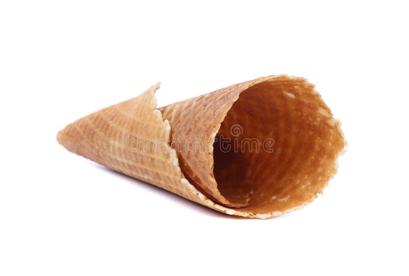 Wafer Cup for Icecream. Close Up Stock Image Image of refreshment