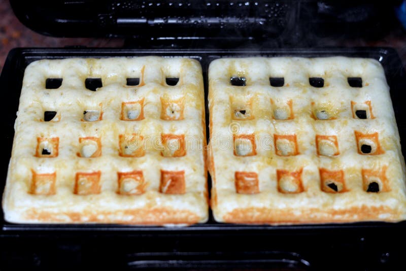 A Waffle is a Dish Made from Leavened Batter or Dough that is Cooked