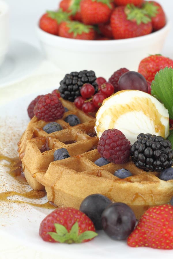 1+ Round waffles ice cream Free Stock Photos StockFreeImages