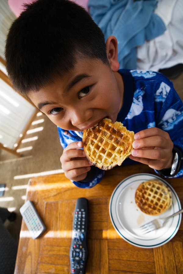 Waffles for breakfast