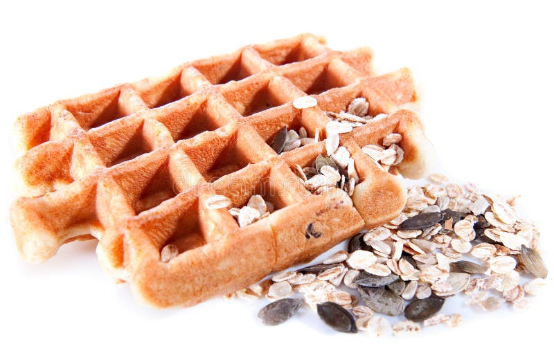 Waffles from integral wholegrain