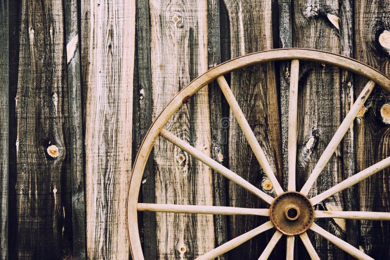 Wagon Wheel - Retro royalty free stock photos Wagon Wheel - Retro royalty free stock photos