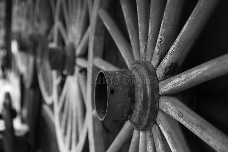 Wagon wheels stock photo. Image of asia, wheel, white 17556186