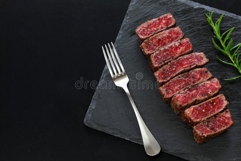 Wagyu beef steak, Japanese food