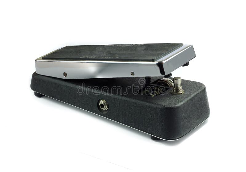 Wah Wah pedal, isolated on white