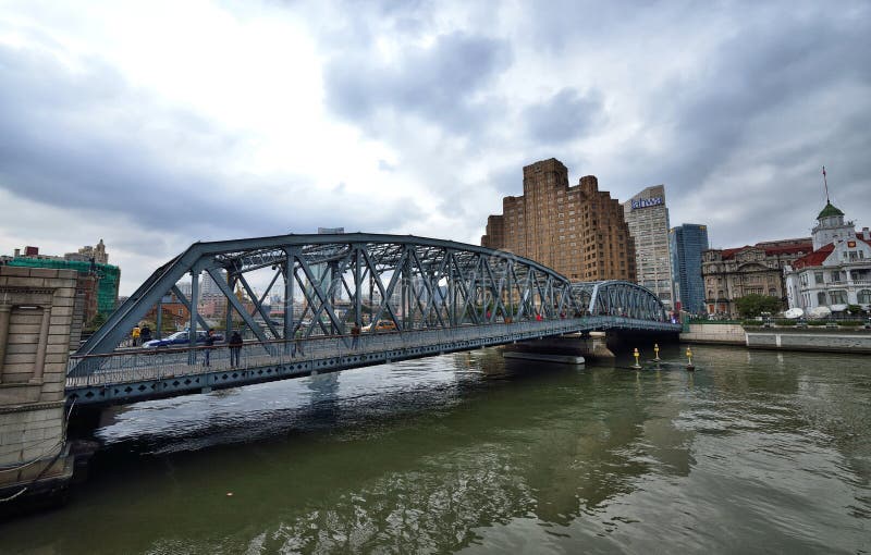 Waibaidu Steel Bridge, Shanghai