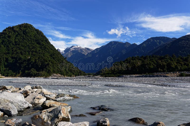 Waiho River, Franz Josef, New Zealand