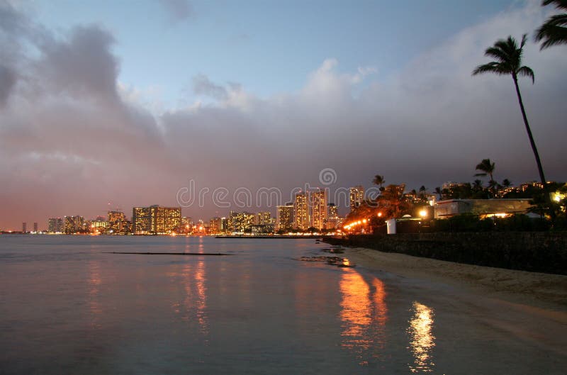 Waikiki Skyline at Sunrise