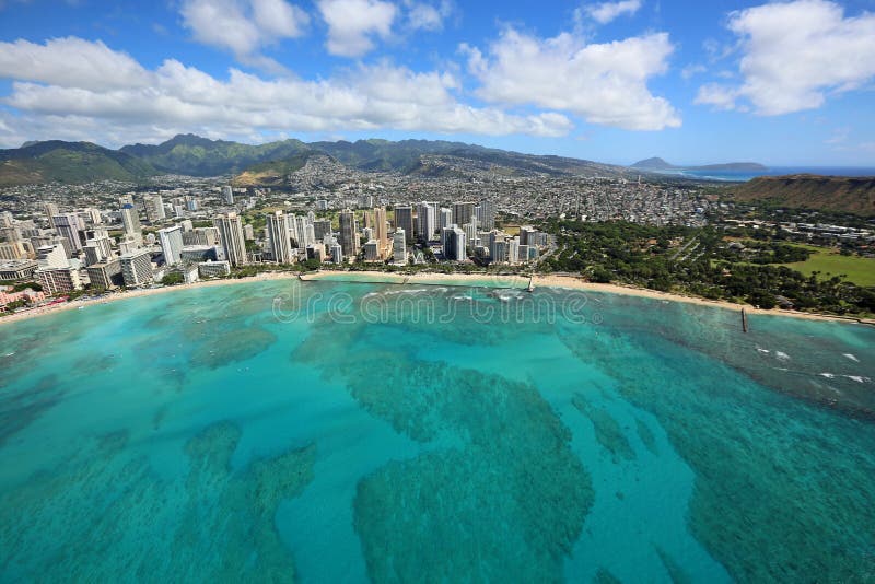 WaikikiStrand, Honolulu stockbild. Bild von berühmt 67867049