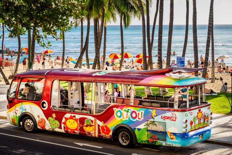hawaiian tour bus