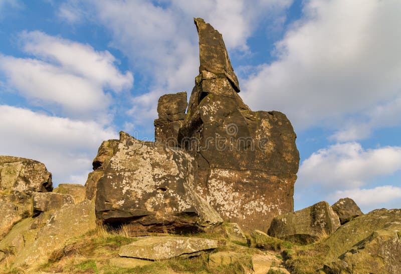 Wainstones, North Yorkshire, Regno Unito fotografie stock Wainstones, North Yorkshire, Regno Unito fotografie stock