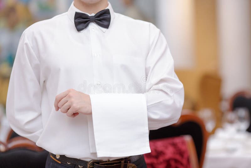 Waiter In the luxury restaurant royalty free stock photo Waiter In the luxury restaurant royalty free stock photo