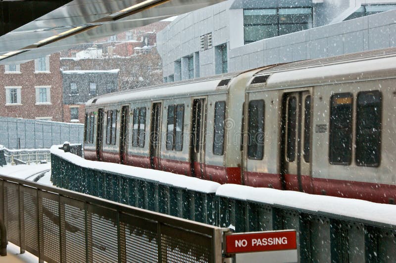 Waiting for the train