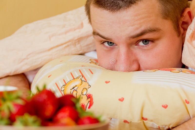 Waiting for you in bed stock image. Image of morning 28979859