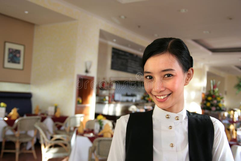Waitress or restaurant staff