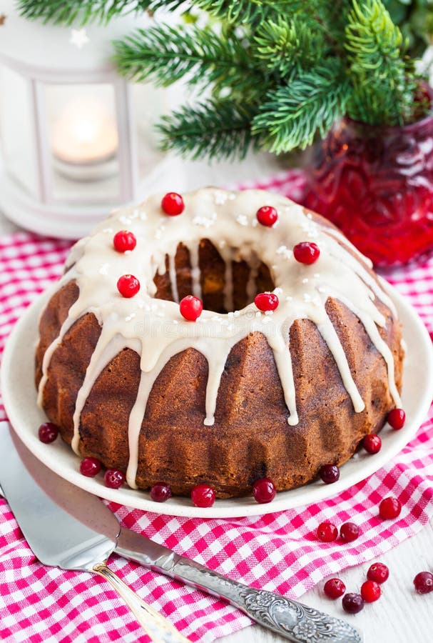 Wakacyjny bundt tort obrazy stock Wakacyjny bundt tort obrazy stock