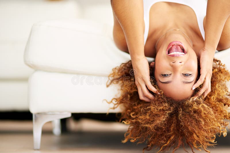 103 Relaxed Woman Upside Down Stock Photos - Free & Royalty-Free Stock  Photos from Dreamstime