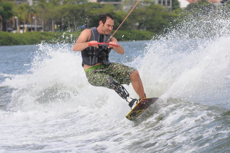 Wakeboard fotografía de archivo Wakeboard fotografía de archivo