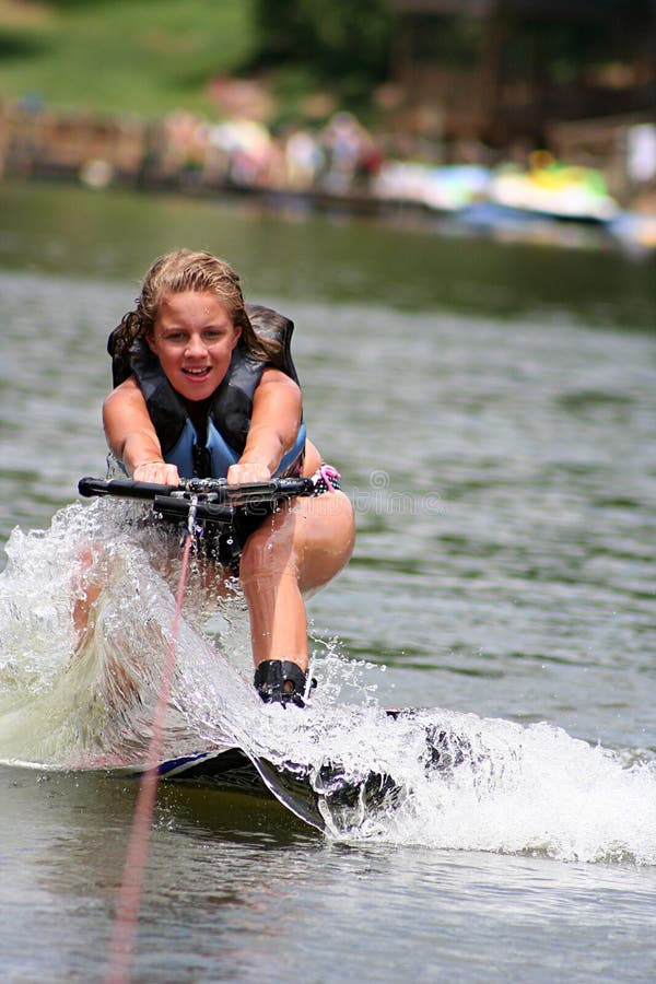 Wakeboarding Girl stock photo. Image of recreation, strength 10127044