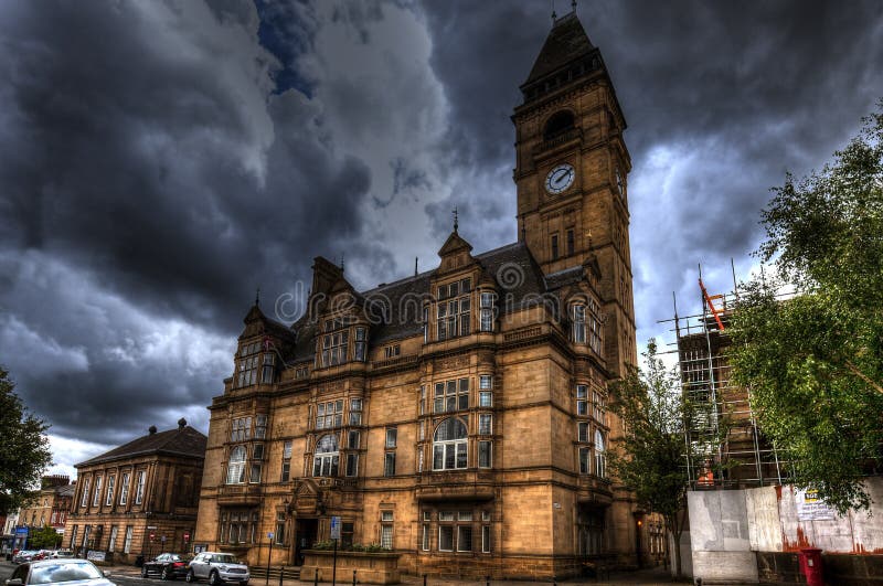 Wakefield Town Hall foto de stock. Imagem de cultura 96339758