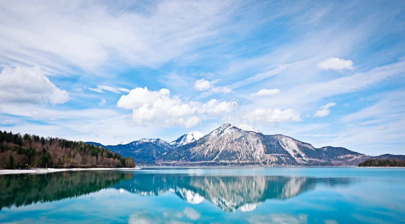 Walchensee Stock Photo Image Of Outdoors Panoramic 28050200