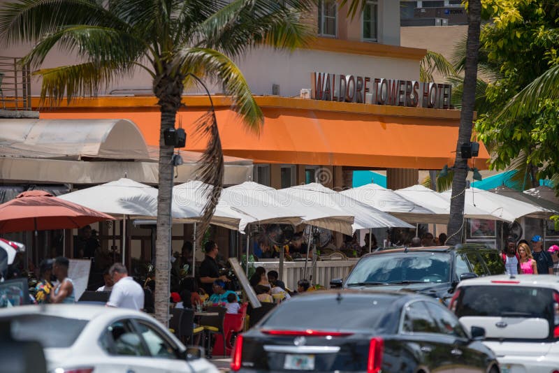 Waldorf Towers Hotel Miami Beach FL Editorial Photo Image of ocean