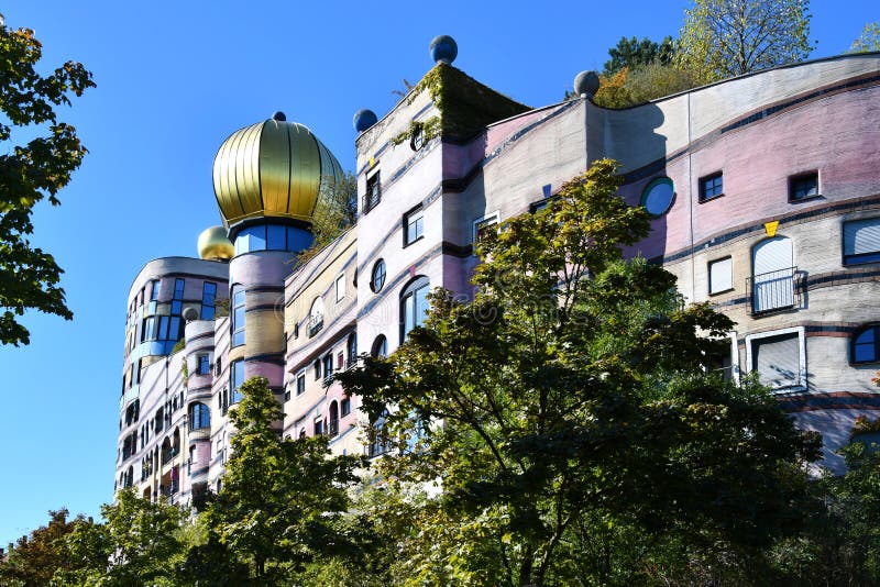 Waldspirale , Hundertwasser house in Darmstadt