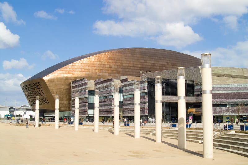 Wales Millennium Centre royalty free stock images Wales Millennium Centre royalty free stock images