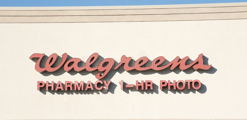 Walgreens Pharmacy Retail Store Building Exterior Sign Editorial ...