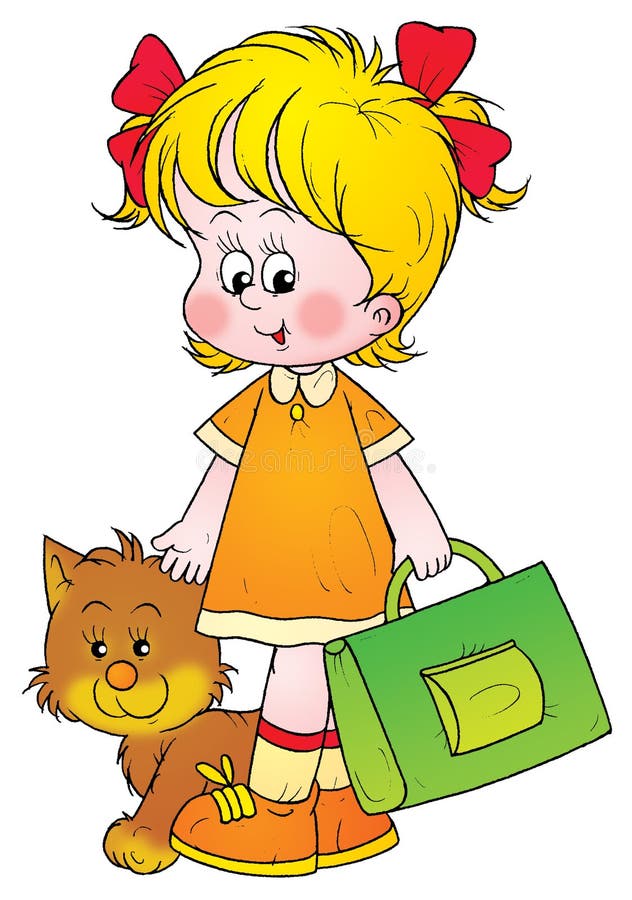 Walk royalty free illustration