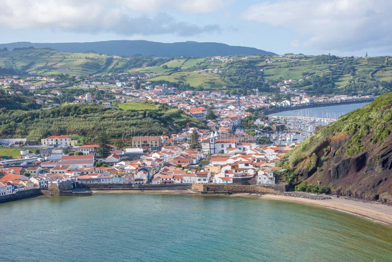 Walk on the Azores archipelago. Discovery of the island of Faial, Azores. Portugal , Horta