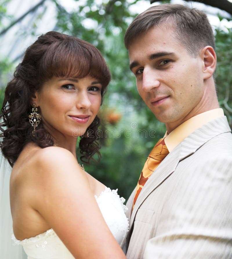 The walk of newlyweds