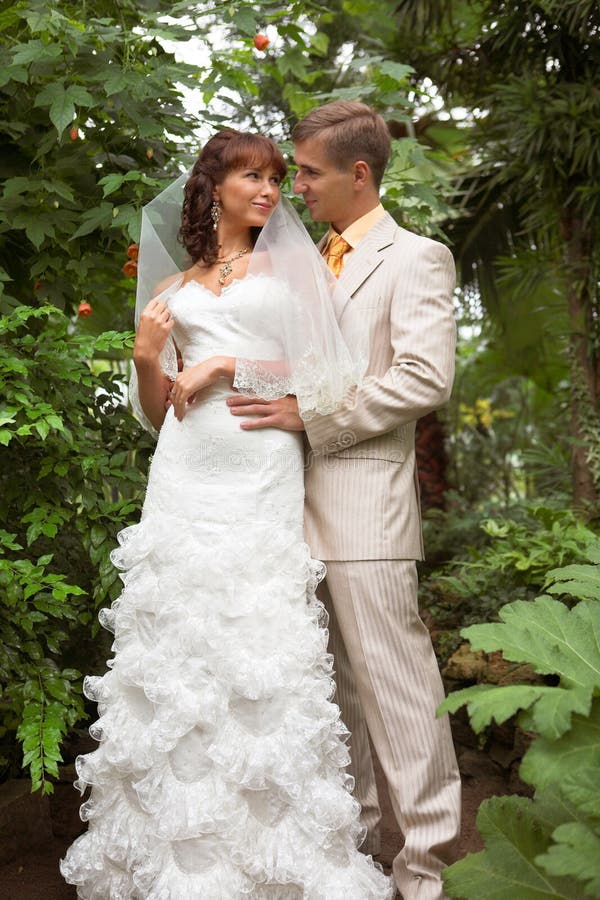 The walk of newlyweds