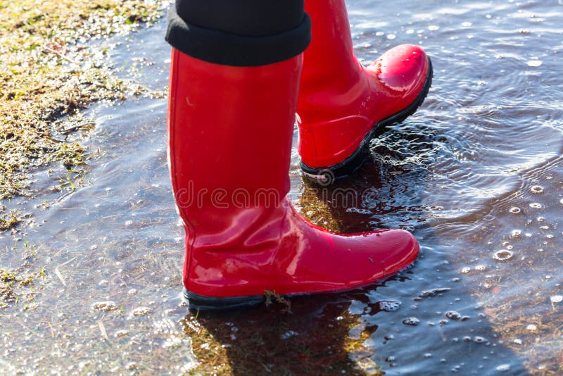 Walk in wellies stock image. Image of dance, black, pleasure - 80015379