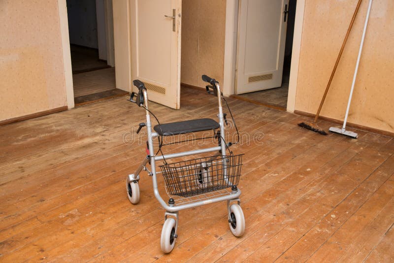 Walker in a room stock image. Image of dying, moving 52510453