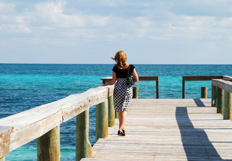 Walking On A Pier