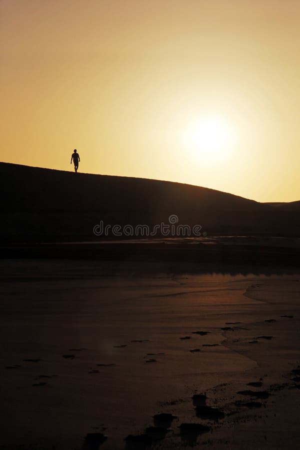 Walking on sand dune stock photo. Image of dunes, exploring 32103112