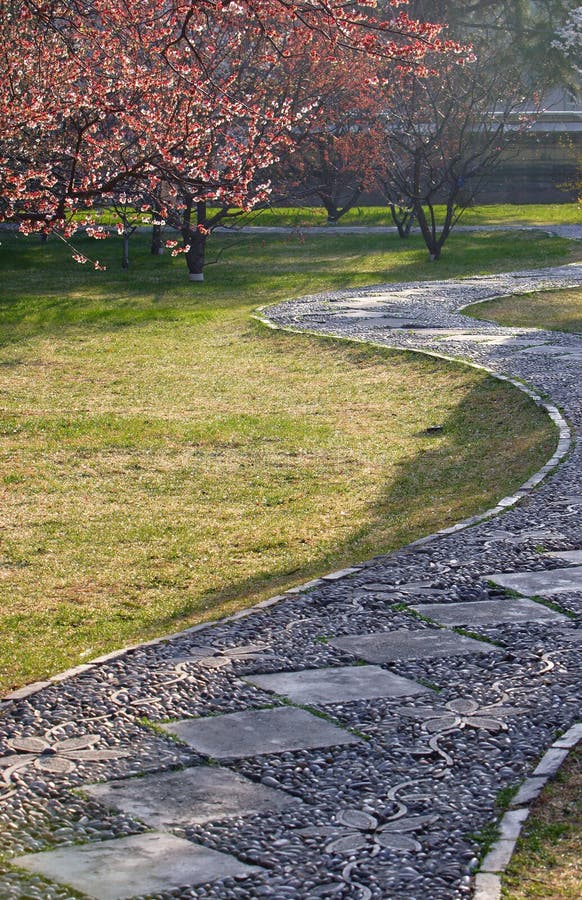 walkway in the beijing zhongshan park